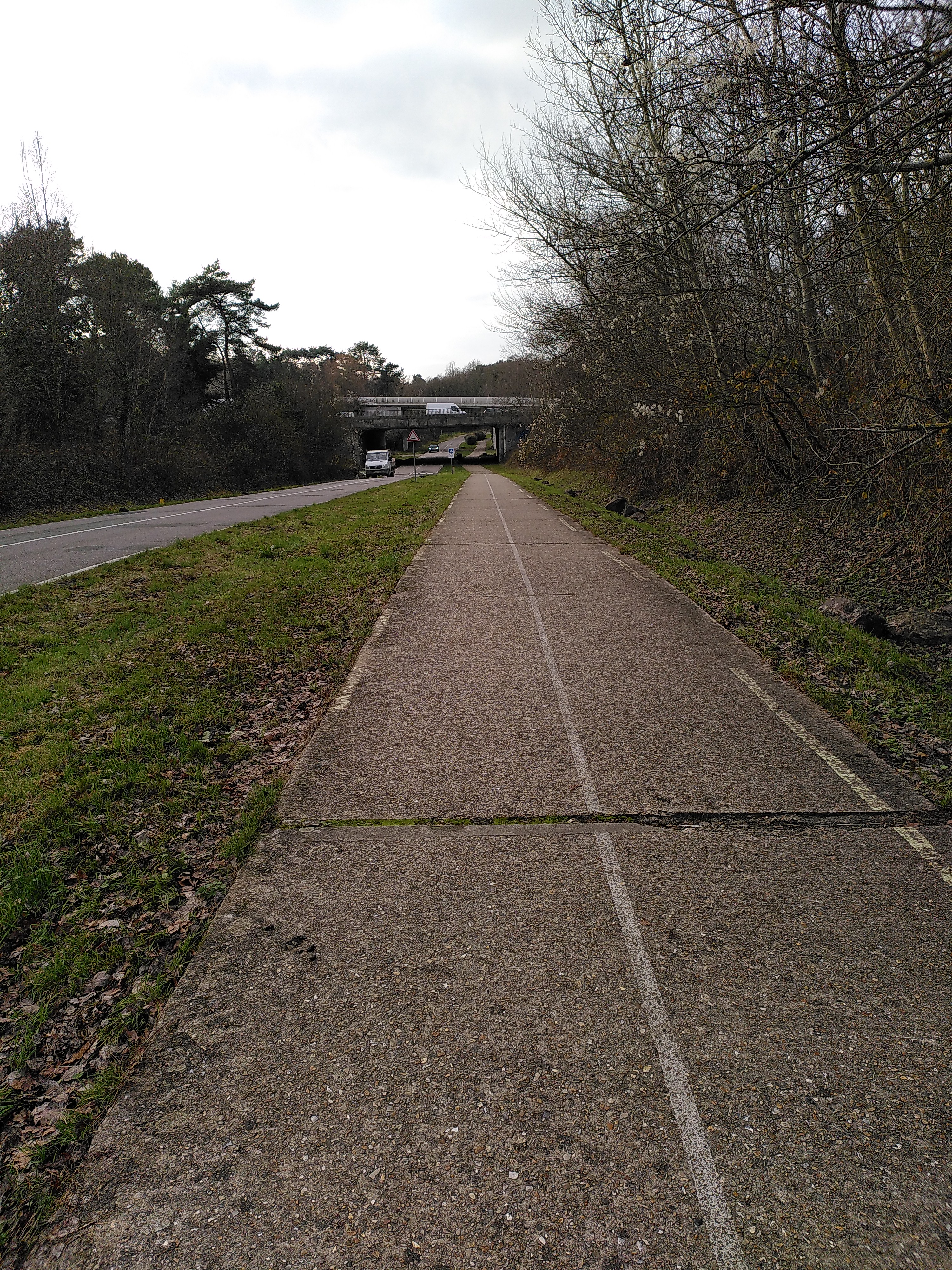 Aperçu de l'itinéraire 4 au niveau de Petit-Couronne