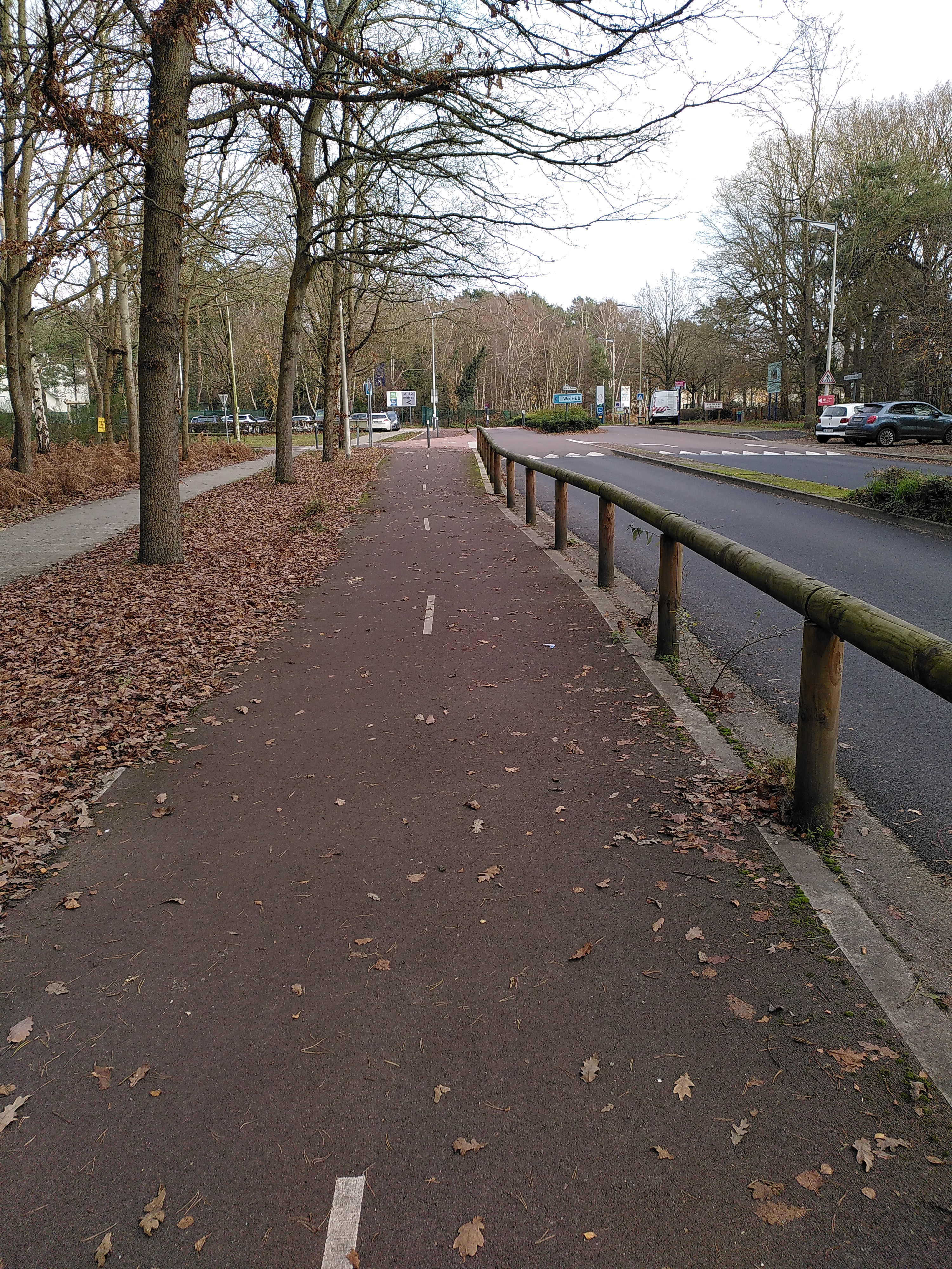 Aperçu de l'itinéraire 4 au niveau de Petit-Couronne