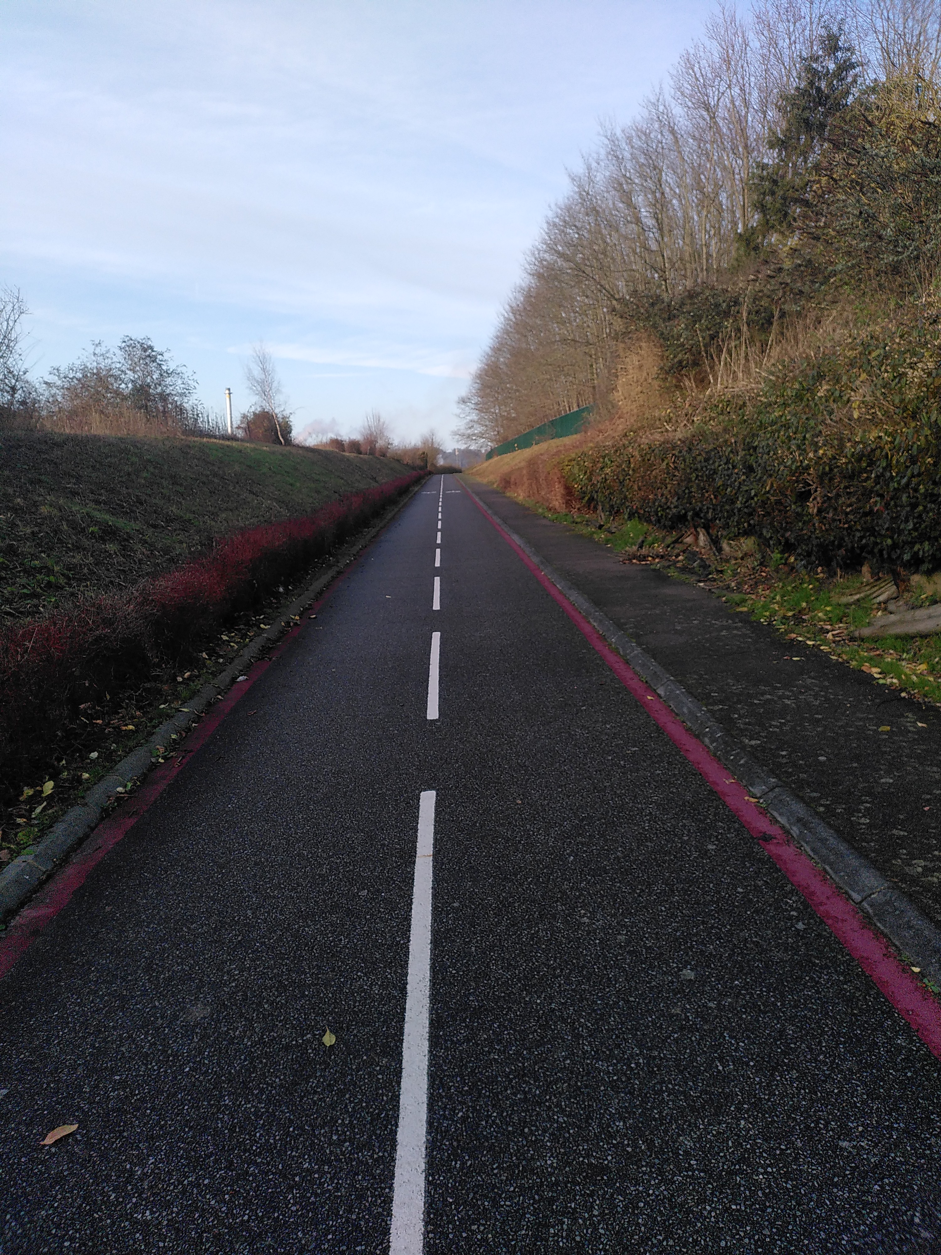 Aperçu de l'itinéraire 3 le long de la Sud III sur la commune du Grand-Quevilly