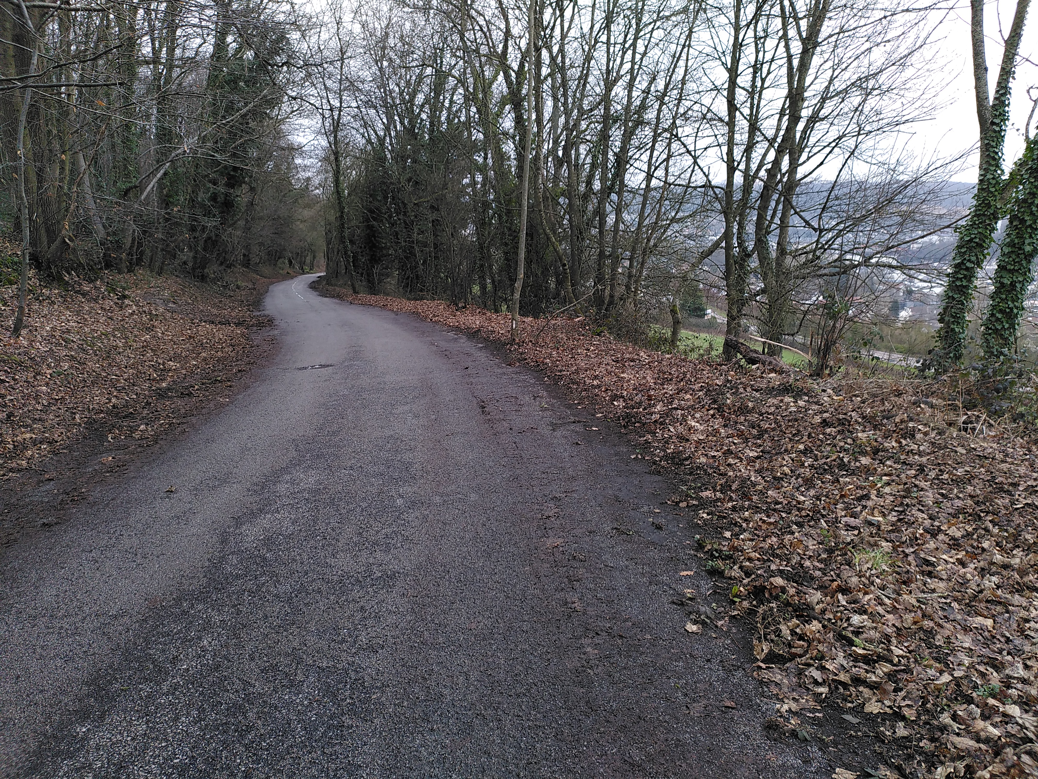 Aperçu de l'itinéraire 8 sur l'ancienne route de Darnétal