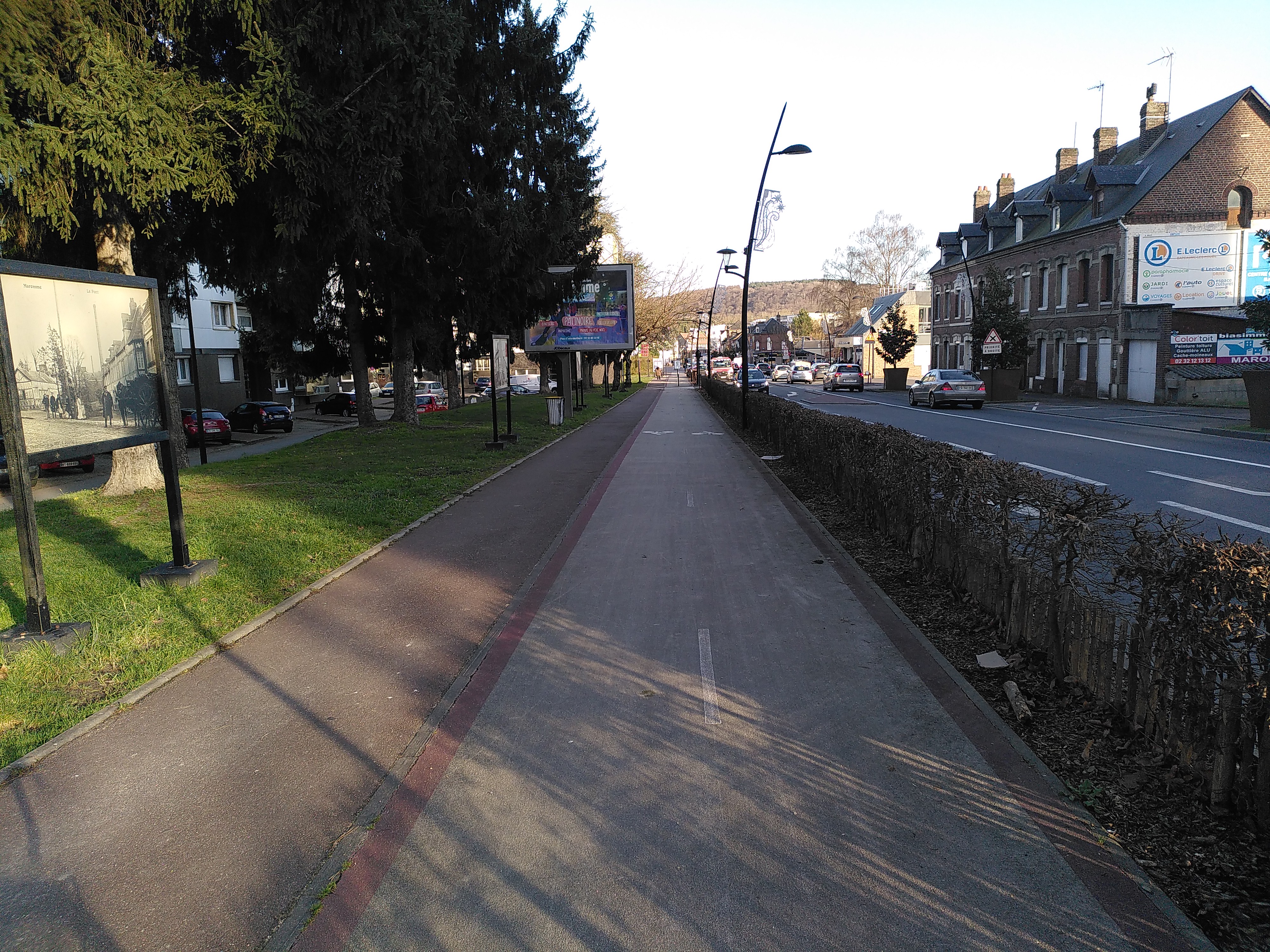 Aperçu de l'itinéraire 10 dans la commune de Maromme