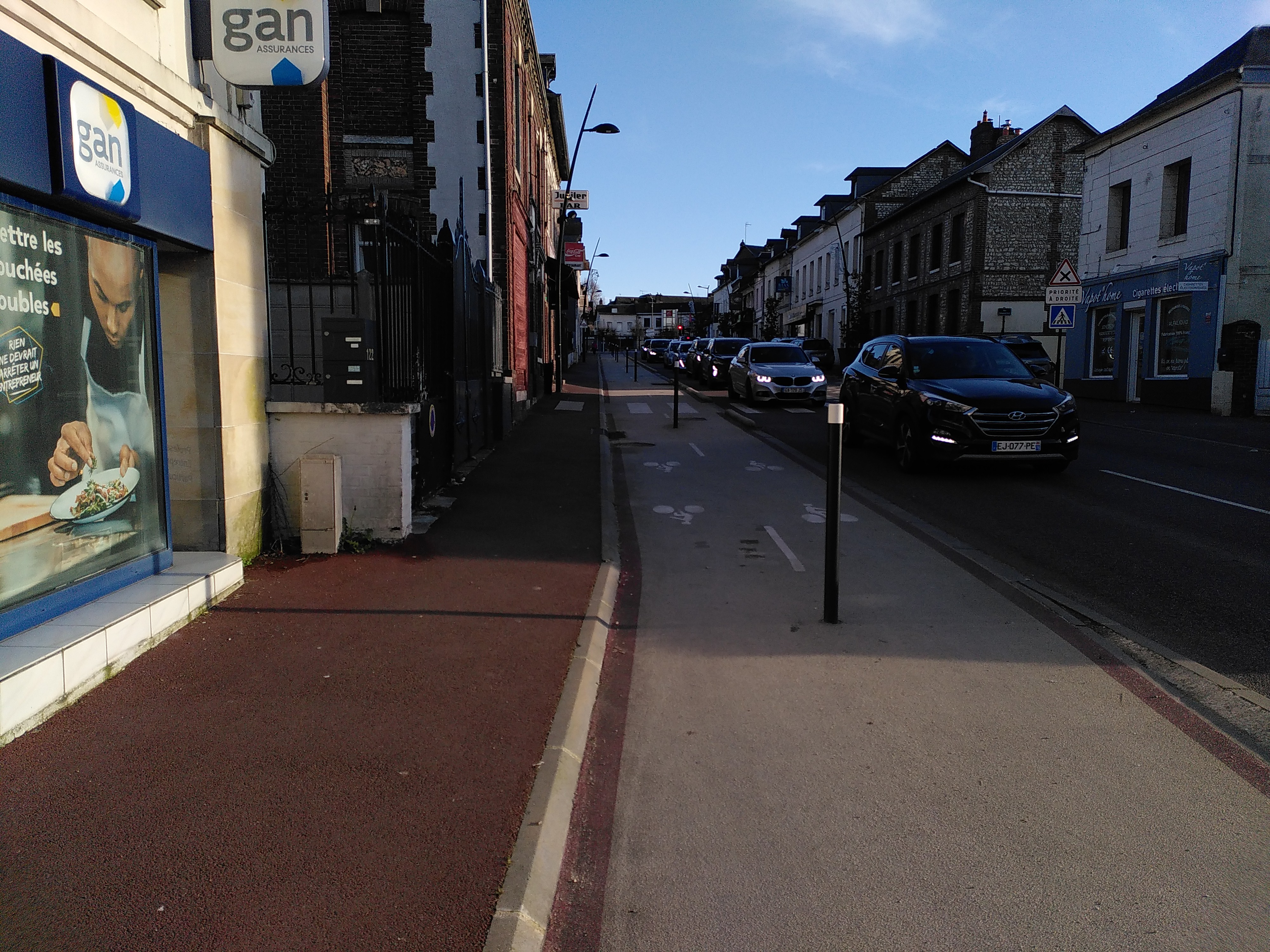 Aperçu de l'itinéraire 10 dans la commune de Maromme