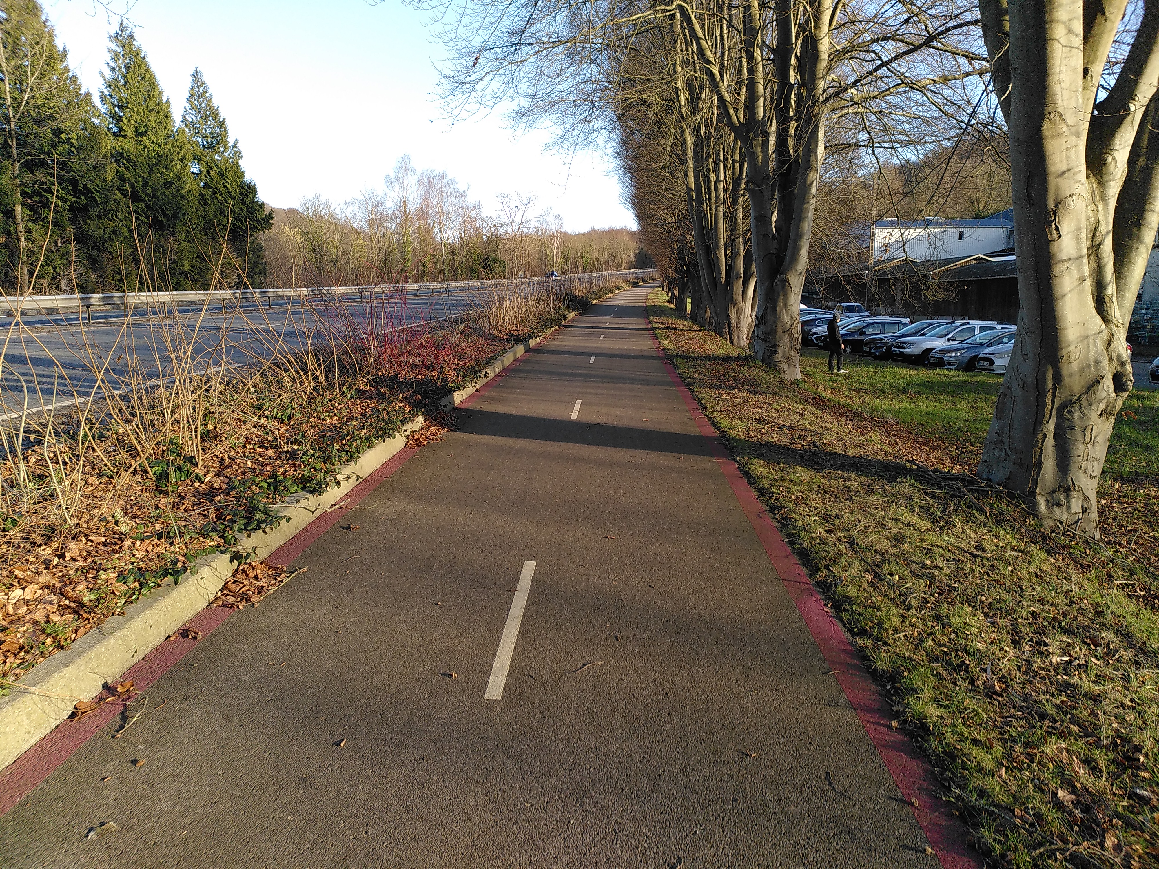 Aperçu de l'itinéraire 10 sur l'avenue du Bois des Dames