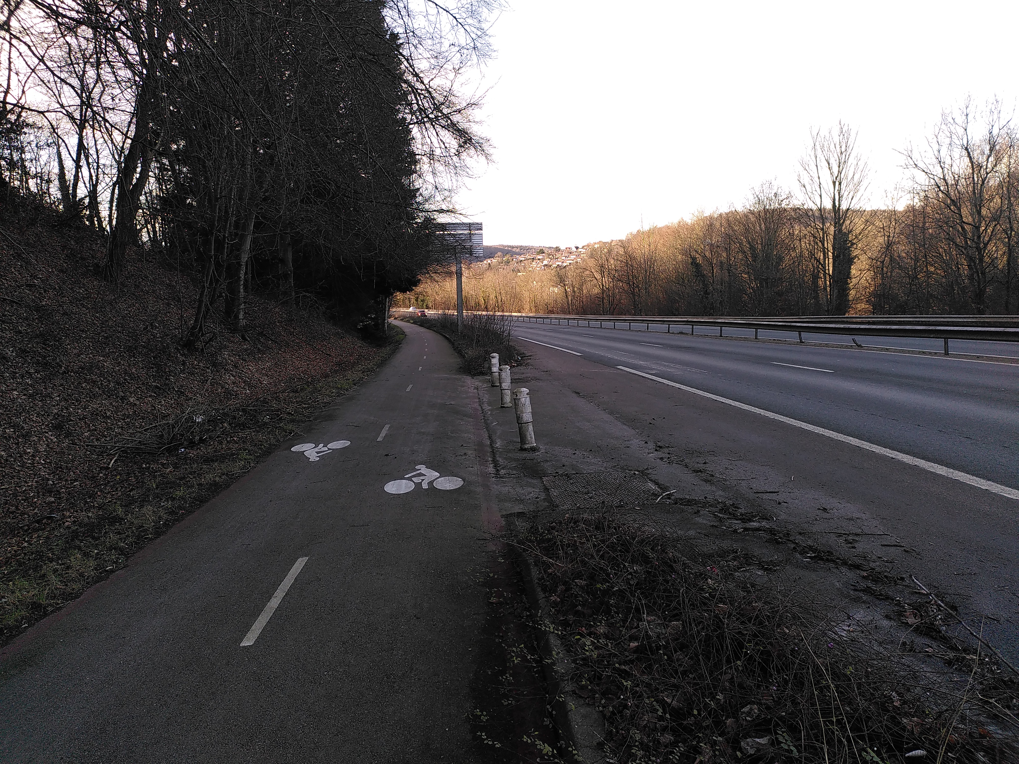 Aperçu de l'itinéraire 10 sur l'avenue du Bois des Dames
