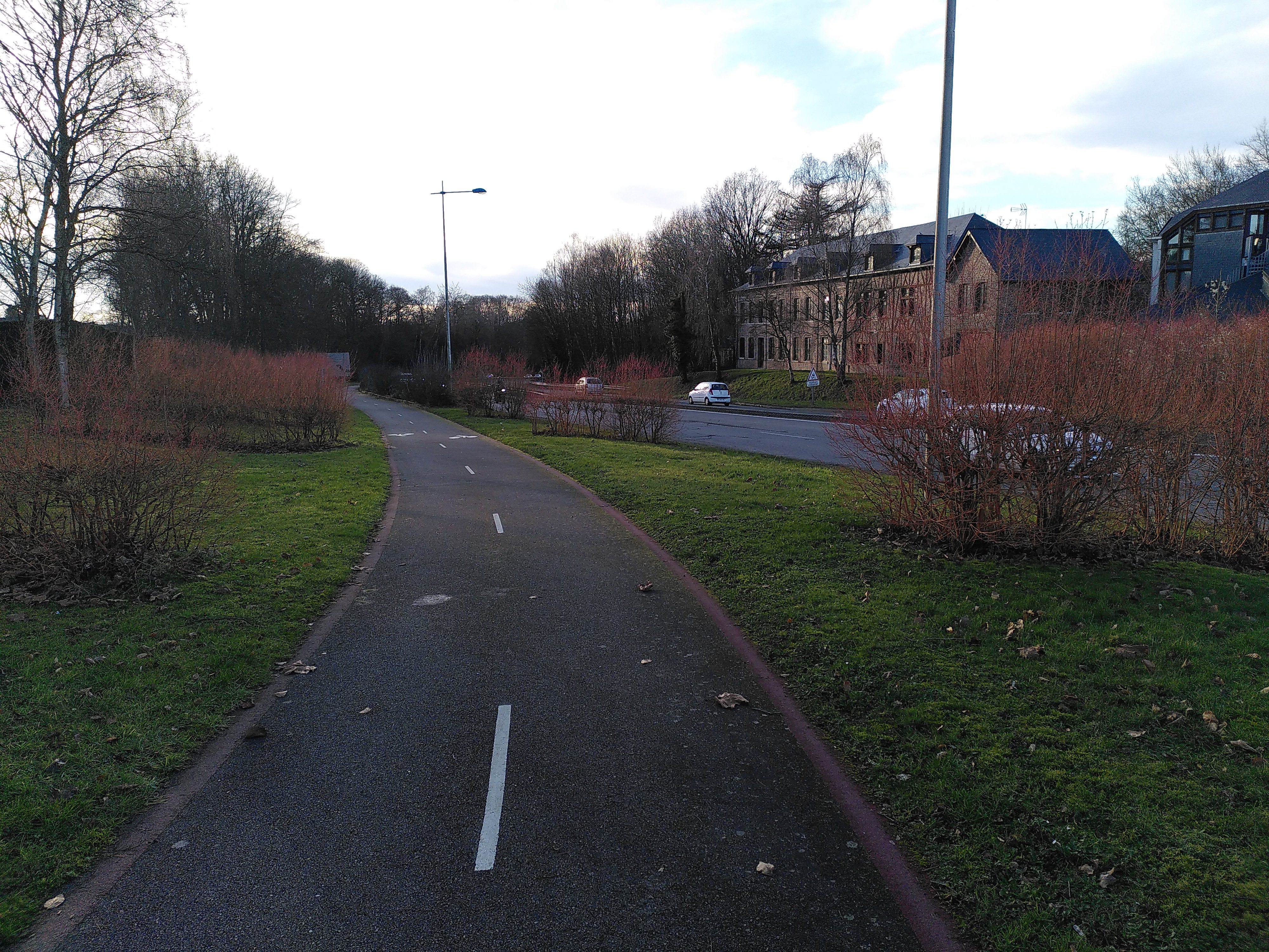 Aperçu de l'itinéraire 10 sur l'avenue du Bois des Dames